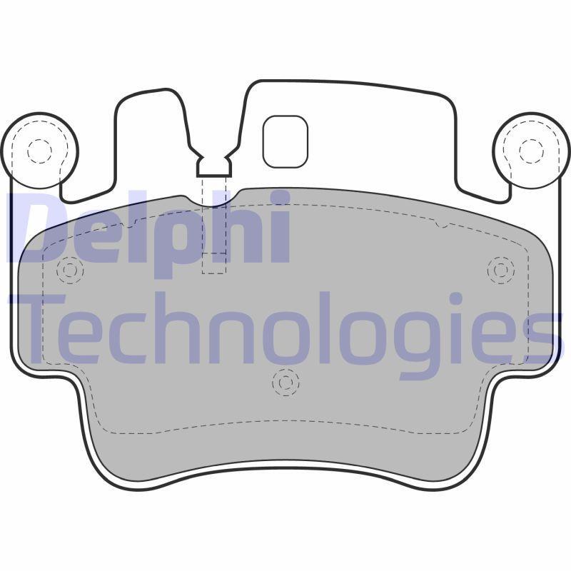 DELPHI LP1996 Brake Pads Set Front for