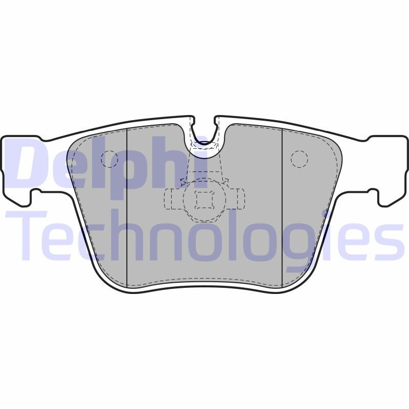 DELPHI LP2115 Pastiglie freno Posteriore per
