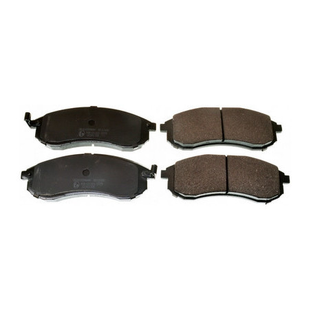 DENCKERMANN B111180 Plaquettes de frein Avant pour