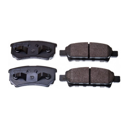 DENCKERMANN B111172 Pastillas de freno Trasero para