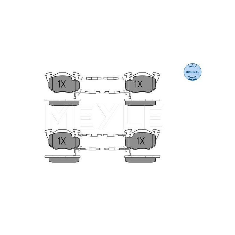 MEYLE 025 214 1418/W Plaquettes de frein avant pour ZX C15 AX 306