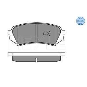 MEYLE 025 235 3917 Brake Pads Set Rear for Land Cruiser LX