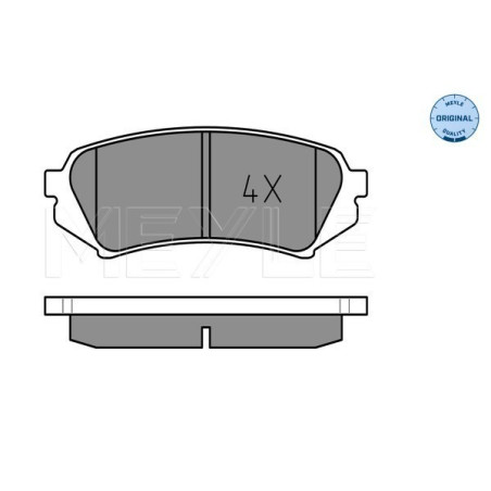 MEYLE 025 235 3917 Klocki hamulcowe tył dla Land Cruiser LX