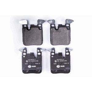 HELLA 8DB 355 021-611 Pastillas de freno Trasero para