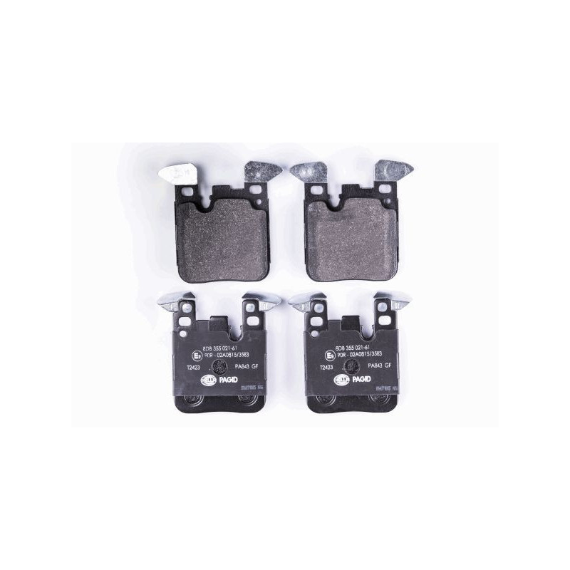 HELLA 8DB 355 021-611 Klocki hamulcowe Tył dla
