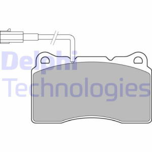 DELPHI LP3157 Pastiglie freno Anteriore per