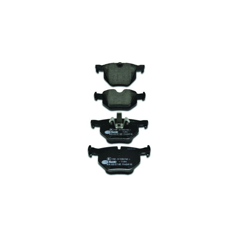 HELLA 8DB 355 011-801 Pastiglie freno Posteriore per