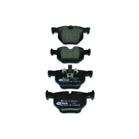 HELLA 8DB 355 011-801 Plaquettes de frein Arrière pour