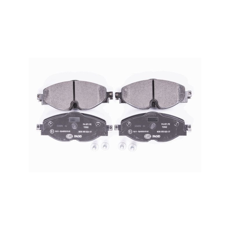 HELLA 8DB 355 023-171 Brake Pads Set Front for