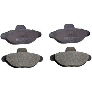 DENCKERMANN B110166 Pastillas de freno Delantero para