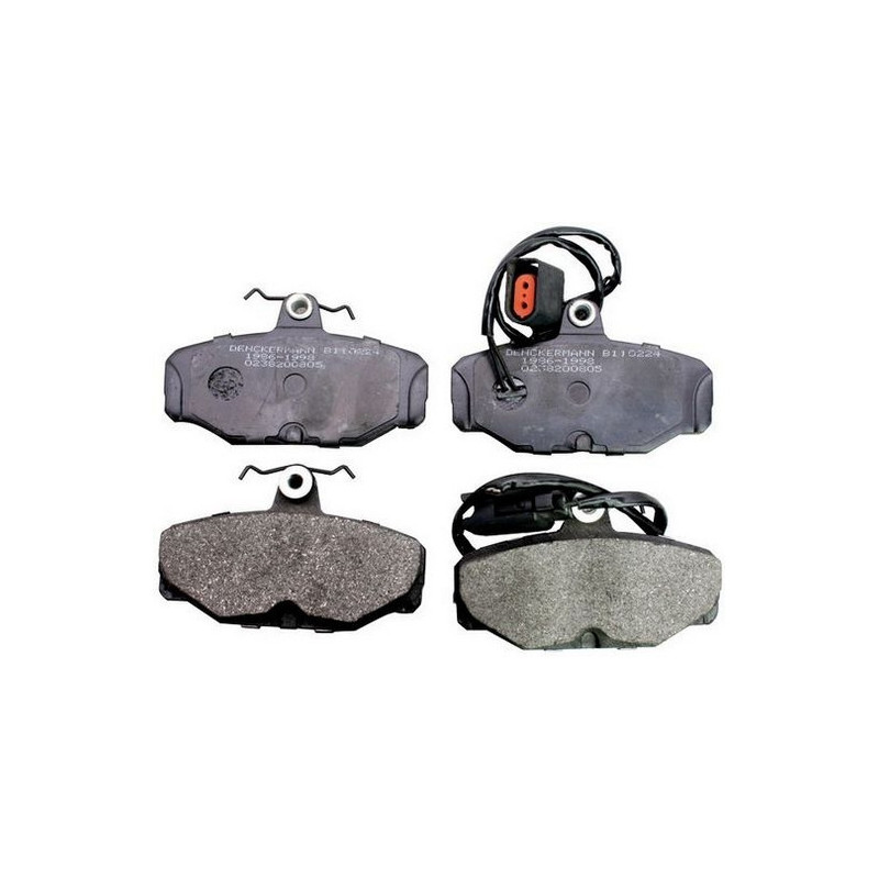 DENCKERMANN B110224 Klocki hamulcowe Tył dla