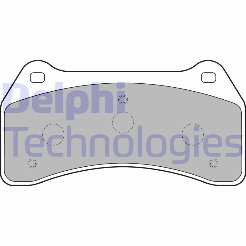 DELPHI LP1770 Pastiglie freno Anteriore per