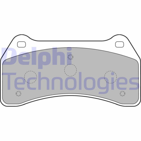 DELPHI LP1770 Brzdové platničky Predné pre