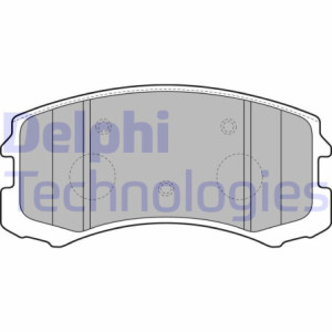 DELPHI LP1901 Brzdové platničky Predné pre