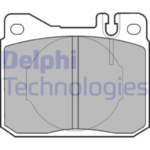 DELPHI LP221 Pastillas de freno Delantero para