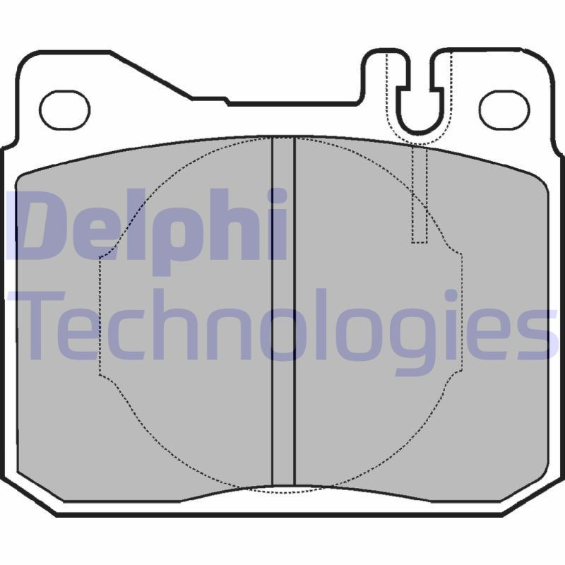 DELPHI LP221 Klocki hamulcowe Przód dla