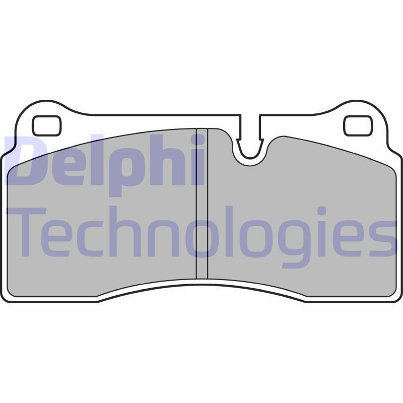 DELPHI LP2448 Klocki hamulcowe Tył dla