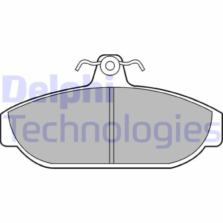 DELPHI LP437 Brake Pads Set Front for
