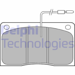 DELPHI LP568 Pastiglie freno Anteriore per