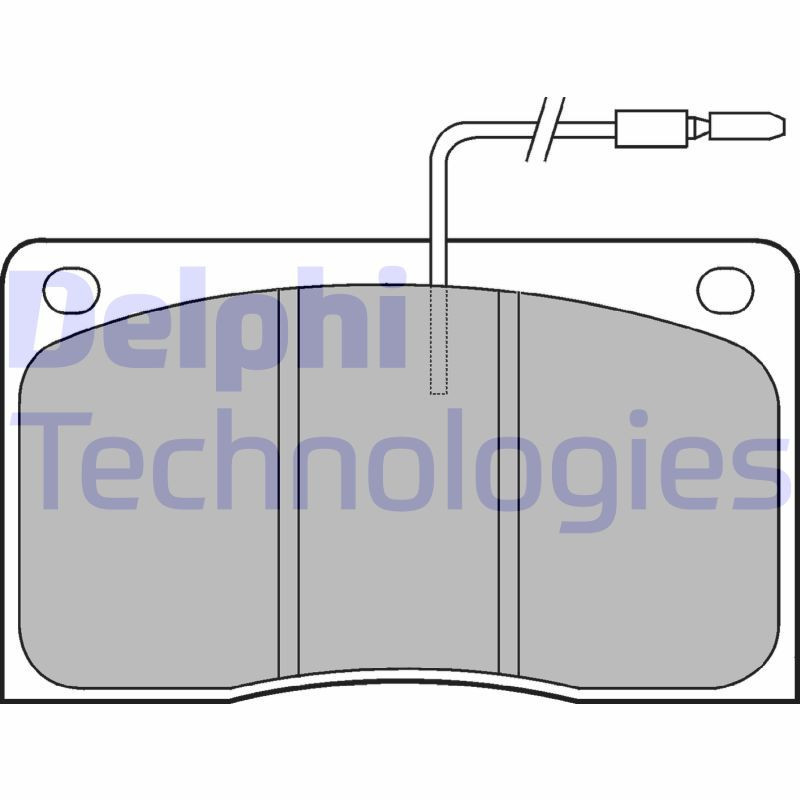 DELPHI LP568 Brake Pads Set Front for