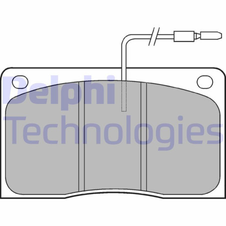 DELPHI LP568 Brake Pads Set Front for