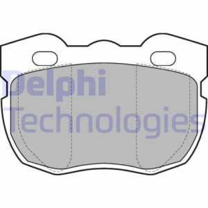 DELPHI LP599 Pastillas de freno Delantero para