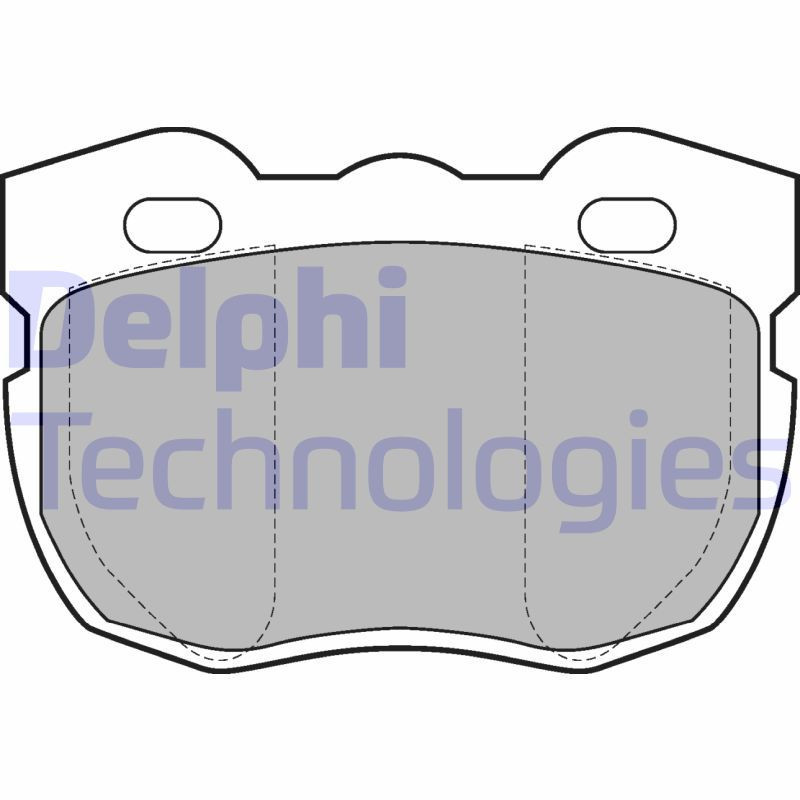 DELPHI LP599 Plaquettes de frein Avant pour