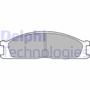 DELPHI LP726 Plaquettes de frein Avant pour