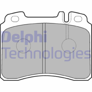 DELPHI LP929 Brzdové platničky Predné pre