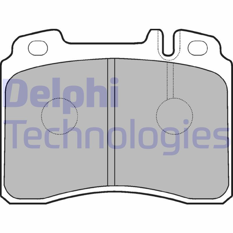 DELPHI LP929 Plaquettes de frein Avant pour