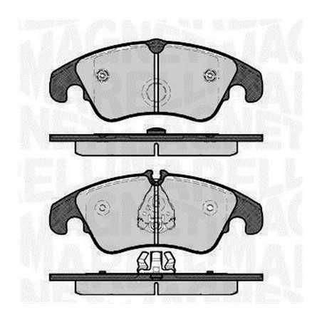 MAGNETI MARELLI 363916060140 Brzdové destičky Přední pro