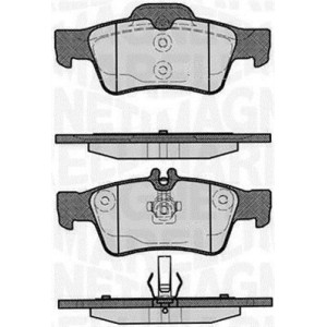 MAGNETI MARELLI 363916060316 Brzdové platničky Zadné pre