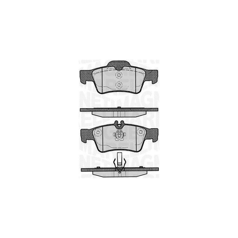 MAGNETI MARELLI 363916060316 Klocki hamulcowe Tył dla