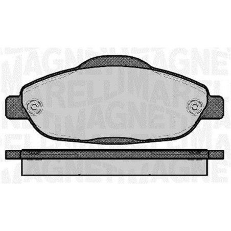 MAGNETI MARELLI 363916060373 Brake Pads Set Front for