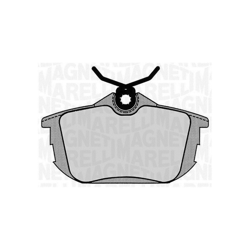MAGNETI MARELLI 363916060336 Pastiglie freno Posteriore per