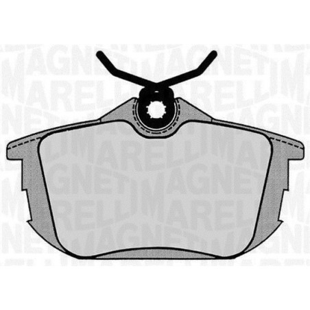 MAGNETI MARELLI 363916060336 Plaquettes de frein Arrière pour