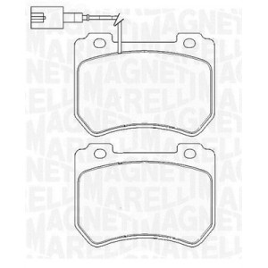 MAGNETI MARELLI 363916060423 Pastiglie freno Anteriore per