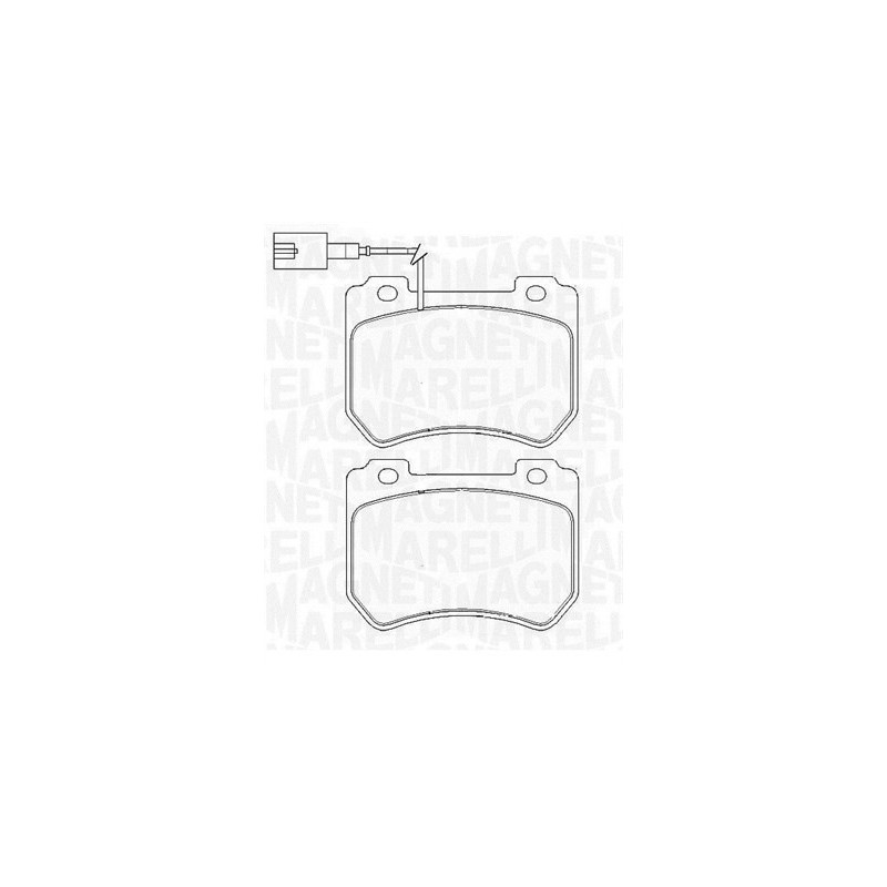 MAGNETI MARELLI 363916060423 Klocki hamulcowe Przód dla