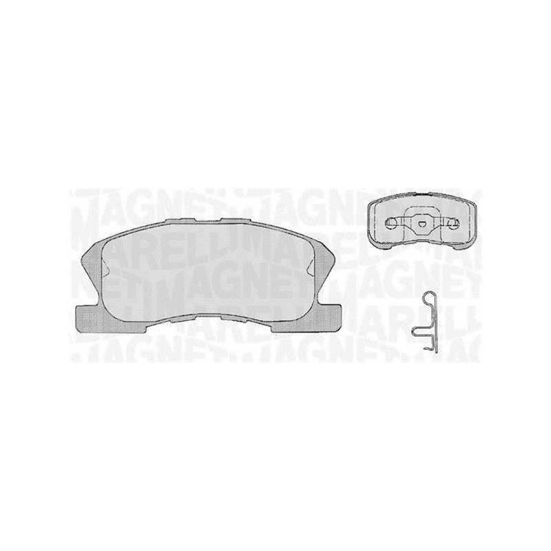 MAGNETI MARELLI 363916060209 Pastillas de freno Delantero para