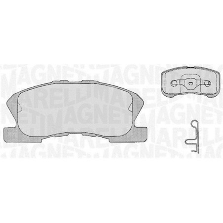 MAGNETI MARELLI 363916060209 Brzdové platničky Predné pre
