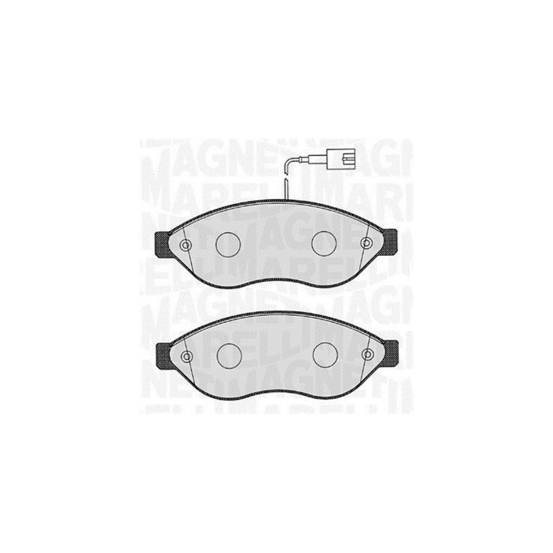 MAGNETI MARELLI 363916060189 Klocki hamulcowe