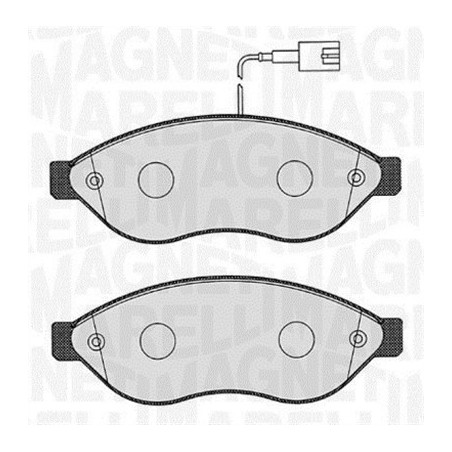 MAGNETI MARELLI 363916060189 Brzdové destičky