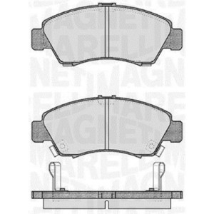 MAGNETI MARELLI 363916060276 Pastiglie freno Anteriore per