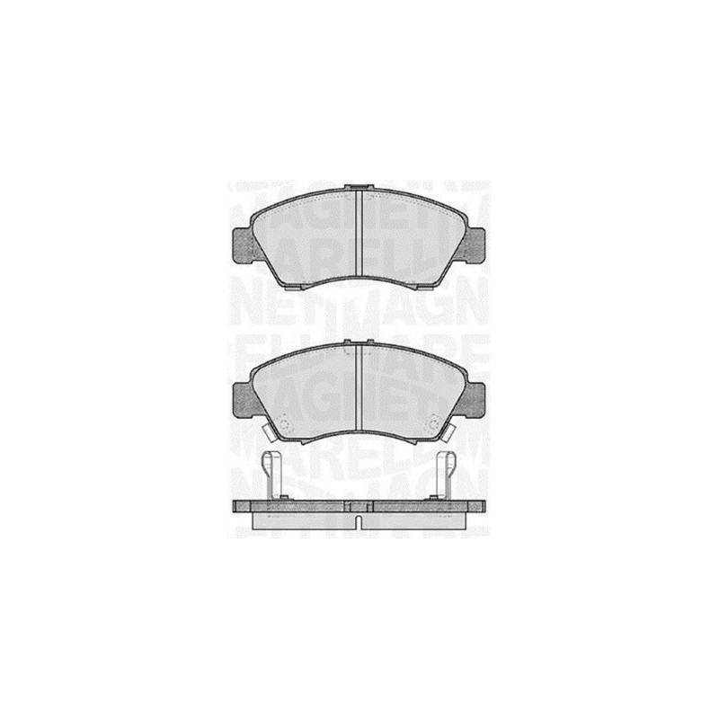 MAGNETI MARELLI 363916060276 Plaquettes de frein Avant pour