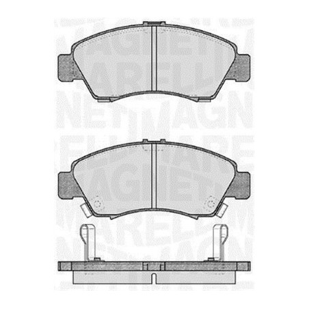 MAGNETI MARELLI 363916060276 Bremsbeläge Vorne für
