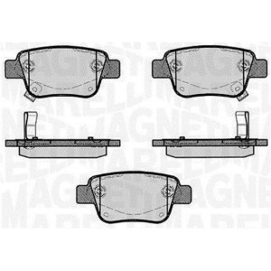 MAGNETI MARELLI 363916060403 Pastillas de freno Trasero para
