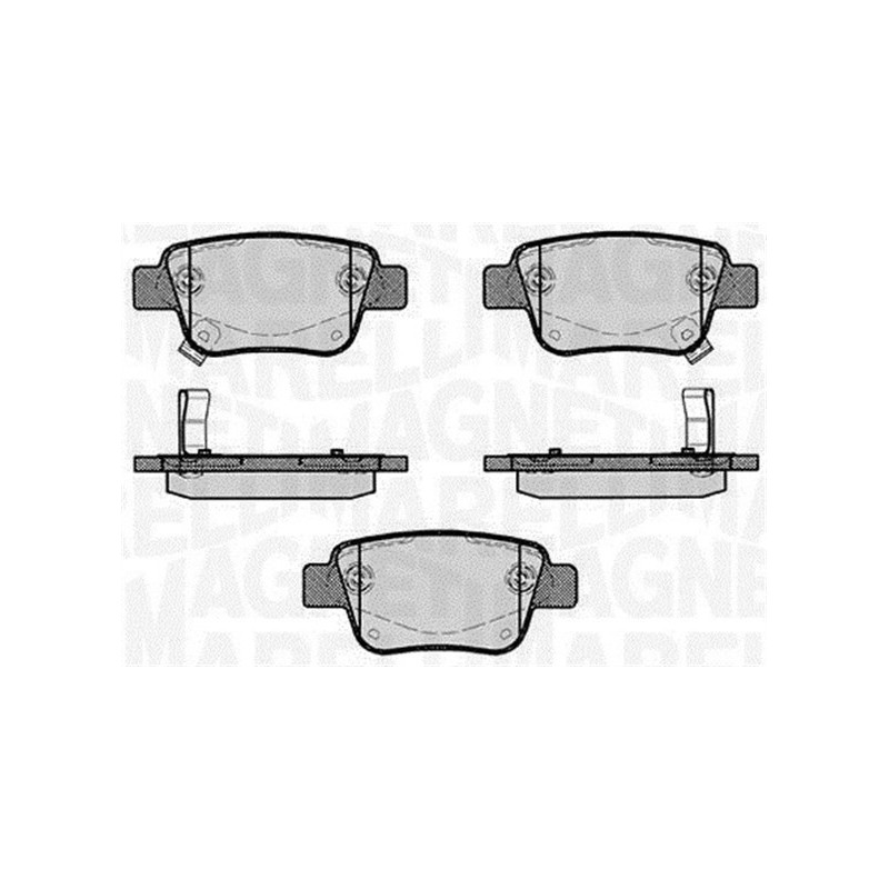 MAGNETI MARELLI 363916060403 Klocki hamulcowe Tył dla