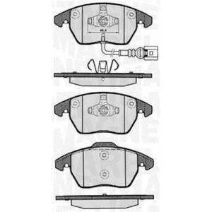 MAGNETI MARELLI 363916060135 Pastillas de freno Delantero para