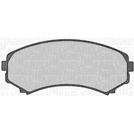 MAGNETI MARELLI 363916060342 Pastillas de freno Delantero para
