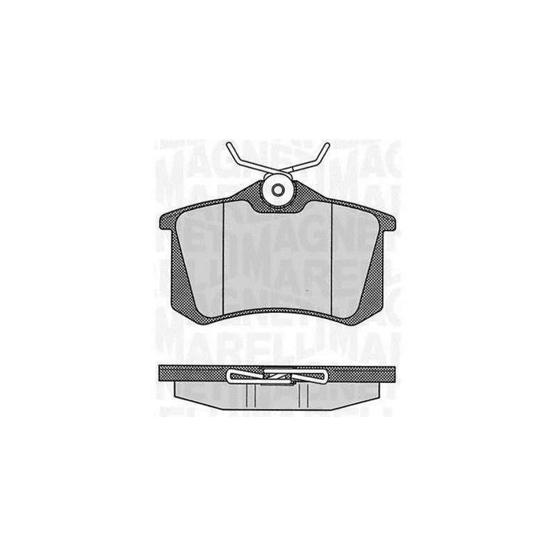 MAGNETI MARELLI 363916060348 Bremsbeläge